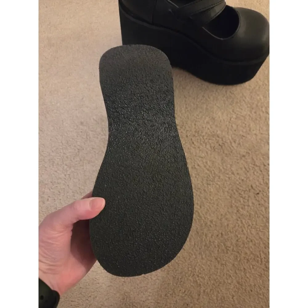 Platform Mary Jane Double Strap Shoes